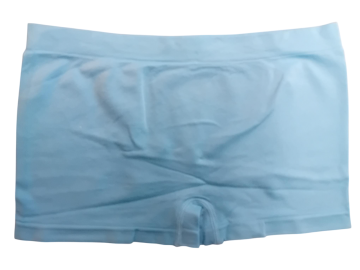 Stv naadloze microfiber dames boxer 8059 blauw achterzijde
