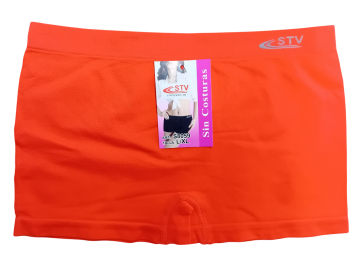 Stv naadloze microfiber dames boxer 8059 oranje