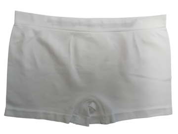 Stv naadloze microfiber dames boxer 8059 wit achterzijde