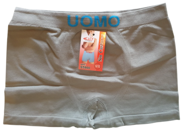 Stv naadloze microfiber jongens boxershort stv s5900 grijs