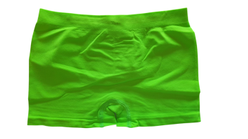 Stv naadloze microfiber jongens boxershort stv s5900 groen achterzijde