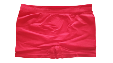 Stv naadloze microfiber jongens boxershort stv s5900 rood achterzijde