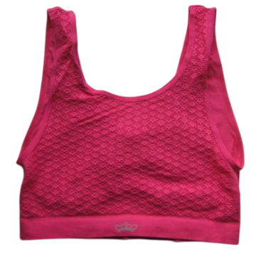 Sweet angel comfort bh xg024 donker roze achterkant