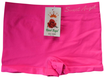Sweet angel naadloze microfiber meisjes boxer xg1080 donkerroze
