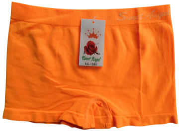 Sweet angel naadloze microfiber meisjes boxer xg1080n oranje